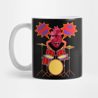 Heart Disease Awareness Day Don't Stop the Beat Comic -Themed Design Mug